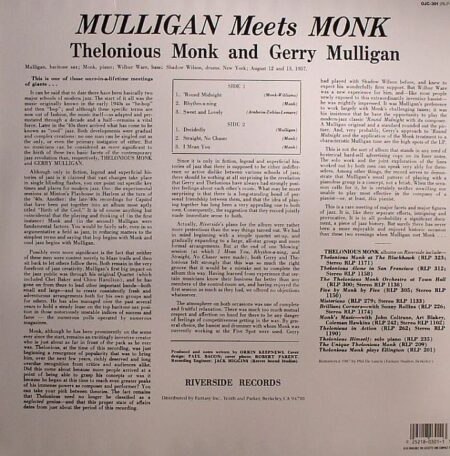Mulligan Meets Monk - Image 2