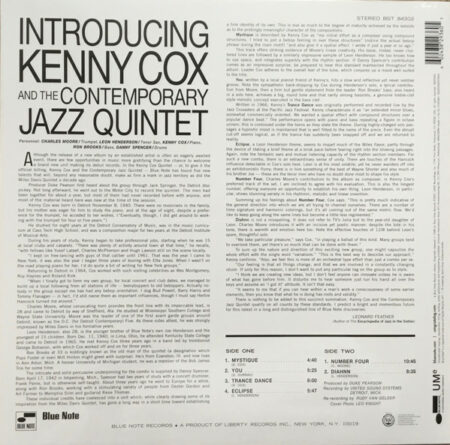 Introducing Kenny Cox And The Contemporary Jazz Quintet - Image 2