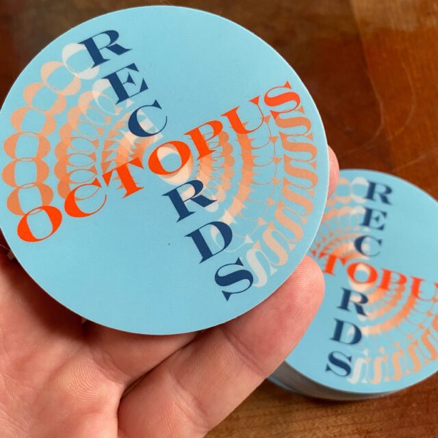 Octopus Records Logo Sticker<br/>3" Circular