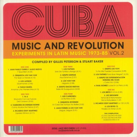 Cuba: Music And Revolution<br/>Culture Clash In Havana Cuba: Experiments In Latin Music 1973-85 Vol. 2 - Image 2