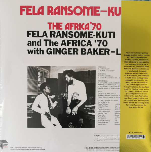 Live With Ginger Baker - Image 2