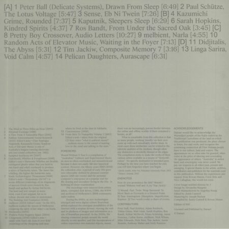 Wound Without A Tear: Australian Ambient & Experimental Music 1993-2008 - Image 2